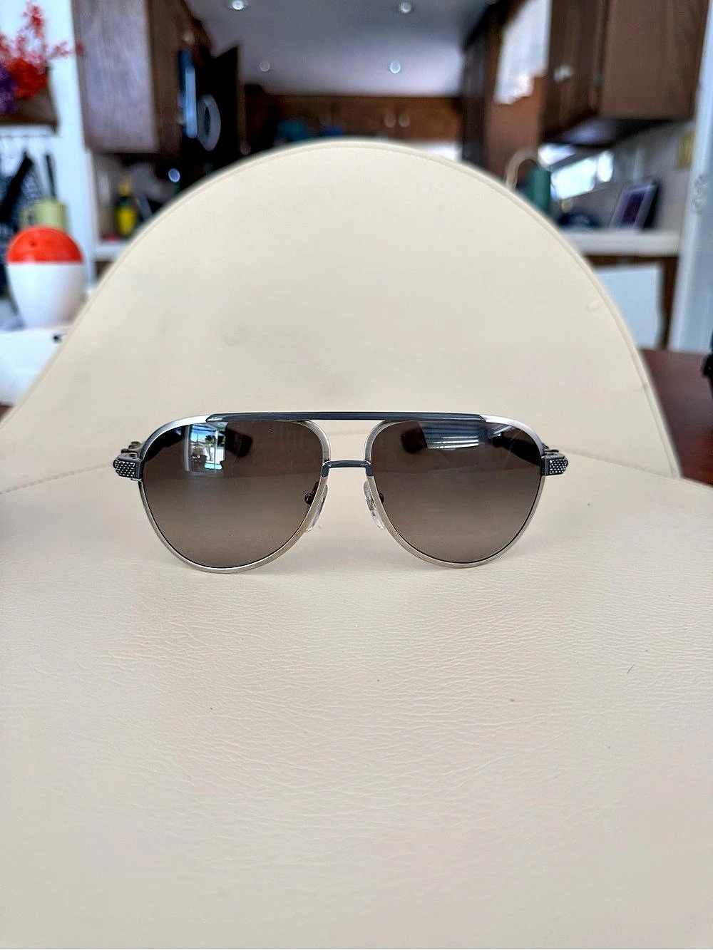 Chrome Hearts Blade Hummer II Black & Silver Sunglasses